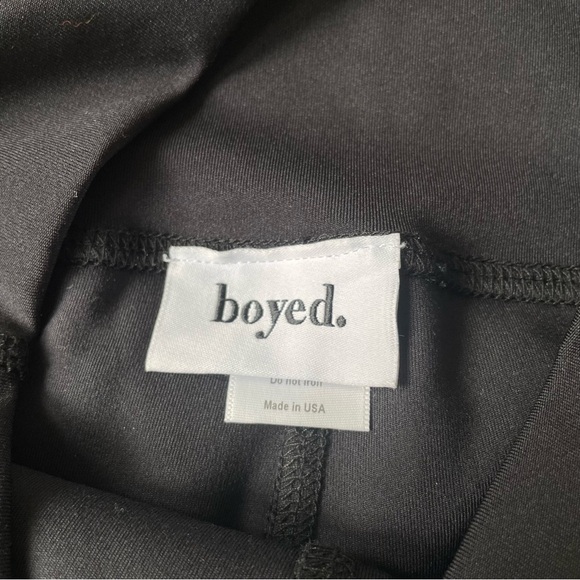 Boyed. Best In Class Poly Blend Black Biker Athletic Shorts EUC Size Small - Picture 4 of 8